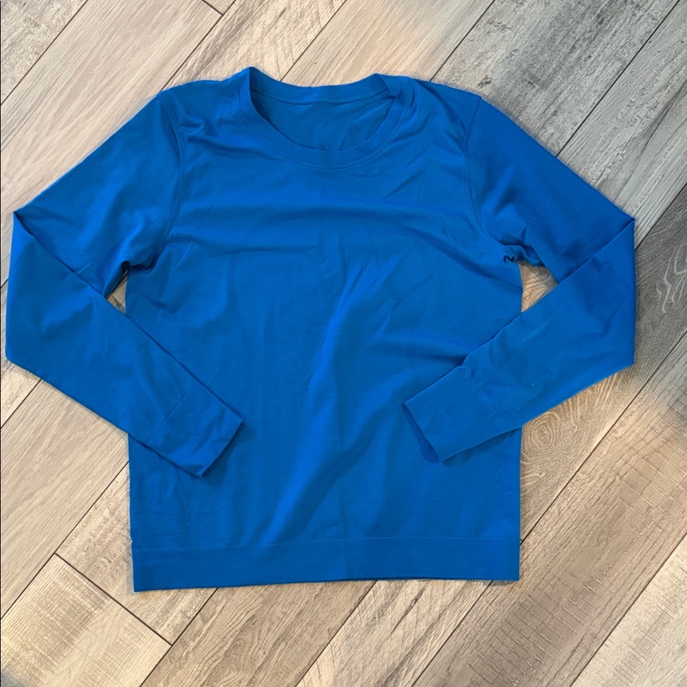 Blue Long Sleeve Shirt LULULEMON